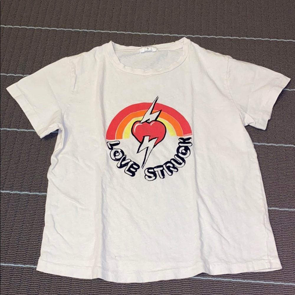 Re/done cropped TSHIRT size XS